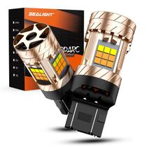 Lâmpada LED SEALIGHT 7443 7440 Switchback de duas cores (branco/âmbar)