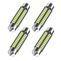 Lâmpada LED Serundo Auto 578 211-2 42mm 6000K branca Pacote com 4