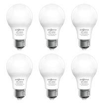 Lâmpada LED SHINESTAR A19 9W 800LM 2700K E26 120V, pacote com 6 Lâmpada LED SHINESTAR A19 9W 800LM 2700K E26 120V, pacote com 6