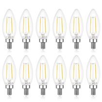 Lâmpada LED Sigalux E12 de 3 W (40 W) regulável 2700 K, branca macia, pacote com 12