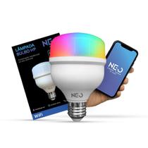 Lampada Led Smart Wifi 2.4 GHz Bulbo Hp 20w 30w 40w 50w 2700K 6500K RGB Colorido E27 110v 220v Neo Avant Lampada Led Smart Wifi 2.4 GHz Bulbo Hp 20w 30w 40w 50w 2700K 6500K RGB Colorido E27 110v 220v Neo Avant