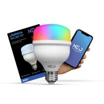 Lampada Led Smart Wifi 2.4 GHz Bulbo Hp 20w 30w 40w 50w 2700K 6500K RGB Colorido E27 110v 220v Neo Avant Lampada Led Smart Wifi 2.4 GHz Bulbo Hp 20w 30w 40w 50w 2700K 6500K RGB Colorido E27 110v 220v Neo Avant