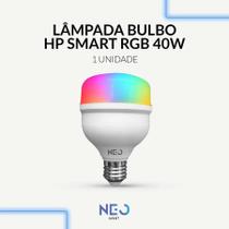 Lampada Led Smart Wifi 2.4 GHz Bulbo Hp 20w 30w 40w 50w 2700K 6500K RGB Colorido E27 110v 220v Neo Avant