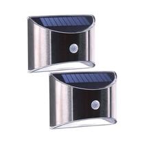 Lâmpada LED Solar Com Sensor De Movimento PIR À Prova d'Água Para Iluminação Externa De Jardim E Lâmpada LED Solar Com Sensor De Movimento PIR À Prova d'Água Para Iluminação Externa De Jardim E