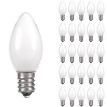 Lâmpada LED Sphoon C7 Candelabra 0,6 W 120 V E12 2700K, pacote com 25