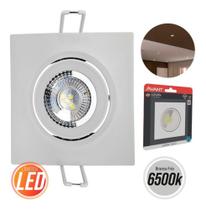 Lampada led spot quadrado 5w cx c/5