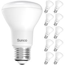 Lâmpada LED Sunco BR20 7W (equivalente a 50 W) 550 lm 2700K E26, pacote com 10