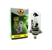 Lâmpada Led Super Branca Stallion Elfo H7 ninja 250 ninja 300 r1 cb 1000 rr xtz 250 tenere