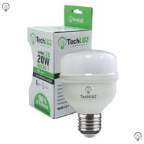 Lâmpada Led Super Bulbo 20w Alta Potência Bivolt Branco Frio- Techluz