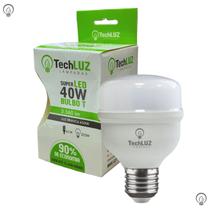 Lâmpada Led Super Bulbo 40w Alta Potência Bivolt Branco Frio- Techluz