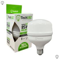 Lâmpada Led Super Bulbo 85w Alta Potência Bivolt Branco Frio- Techluz