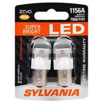 Lâmpada LED SYLVANIA 1156 ZEVO Amber para luzes de estacionamento e sinalização Lâmpada LED SYLVANIA 1156 ZEVO Amber para luzes de estacionamento e sinalização