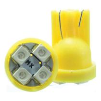 Lâmpada Led T10 12v 4smd1210 Amarela Par Lâmpada Led T10 12v 4smd1210 Amarela Par