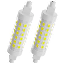 Lâmpada LED TAIYALOO R7S 9W 6000K 900lm 78mm 120V regulável, pacote com 2