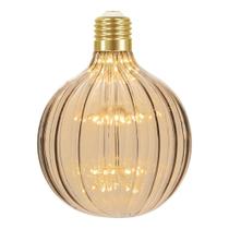 Lâmpada Led Taschibra Fireworks Vintage G125 2W Âmbar