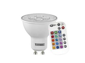 Lâmpada LED Taschibra TDL RGB IR 5W GU10 c/controle