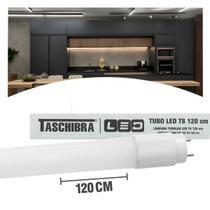 Lâmpada LED Taschibra Tubular T8 20.5W 120x120cm Autovolt 110V/220V