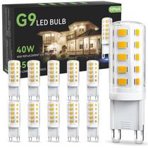 Lâmpada LED TJOY G9 4W 3000K, branca macia e quente, 450 lm, 120 V, pacote com 10 Lâmpada LED TJOY G9 4W 3000K, branca macia e quente, 450 lm, 120 V, pacote com 10