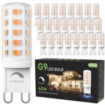 Lâmpada LED TJOY G9 regulável 4W 2700K 450lm 120V (pacote com 24) Lâmpada LED TJOY G9 regulável 4W 2700K 450lm 120V (pacote com 24)