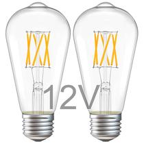 Lâmpada LED TOKCON 12V de baixa tensão 6W E26 2700K, pacote com 2