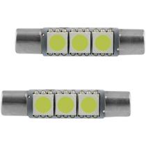 Lâmpada Led Torpedo 30mm 12v 3smd5050 Branca 3 Leds Par