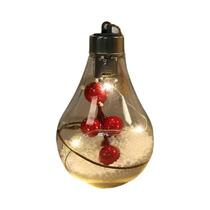 Lâmpada LED Transparente de Natal - Luz Decorativa para Festa, Casamento e Casa