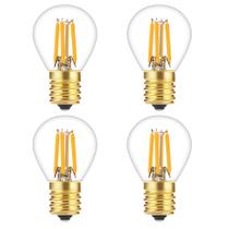 Lâmpada LED Tsunetani S11 Filament Mini Globe 4W 2700K E17, pacote com 4 Lâmpada LED Tsunetani S11 Filament Mini Globe 4W 2700K E17, pacote com 4