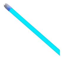 Lâmpada LED Tubo T8 Bivolt 120cm 18W Azul CTB