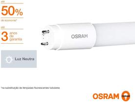 Lâmpada Led Tubo T8 Osram 9w(eq.18w)900l 4000k 60cm Luz Neutra