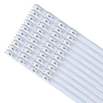 Lâmpada led tubular t8 60cm 8,5w 3000k(branco quente)g13 bivolt leitosa kit40
