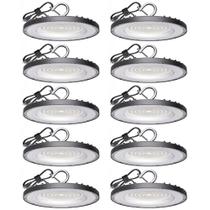 Lâmpada LED UFO de alto brilho Yihuven 150 W 21.000 lm 5000 K, pacote com 10