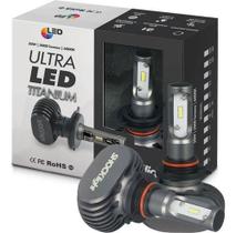 Lampada led ultraled titanium 9005 hb3 6000k 12v 50w 5000lm shocklight