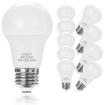 Lâmpada LED UPWATT A19 6W (equivalente a 40W) 2700K 570lm 10pk Lâmpada LED UPWATT A19 6W (equivalente a 40W) 2700K 570lm 10pk