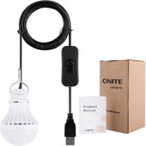 Lâmpada LED USB Onite 5W Lanterna de acampamento branca quente