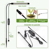 Lâmpada LED USB Para Crescimento De Plantas 5V Solar Branca 48LED De Espectro Completo Para Estufas Lâmpada LED USB Para Crescimento De Plantas 5V Solar Branca 48LED De Espectro Completo Para Estufas