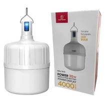 Lâmpada LED USB Recarregável Potente Bulbo Luz 38W 4000MAH Sem Fio Dimmer Portátil
