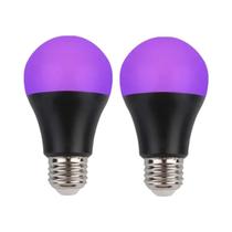 Lâmpada LED UV 9W Luz Negra 395-400nm Brilha No Escuro Tinta Corporal Fluorescente Pôster Luminoso