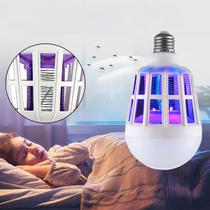 Lâmpada Led Uv Mata Mosquitos Pernilongos Armadilha 15w