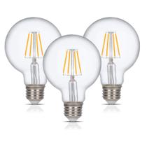 Lâmpada LED Vanity Globe Simba Lighting G25 (G80) 4W 2700K 3 unidades