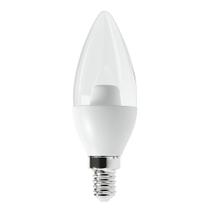 Lâmpada LED Vela 4,5W CRISTAL Transparente 6000K E14 127 220 Lâmpada LED Vela 4,5W CRISTAL Transparente 6000K E14 127 220
