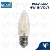 Lâmpada led vela 4w 1800k(branco quente)e27 bivolt Lâmpada led vela 4w 1800k(branco quente)e27 bivolt