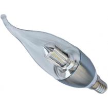 Lâmpada Led Vela 4w E14 Cristal Branco Frio Com Bico 4D - Ctb Lâmpada Led Vela 4w E14 Cristal Branco Frio Com Bico 4D - Ctb