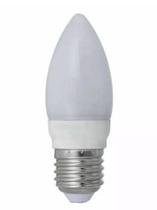 Lampada Led Vela 4w E27 Leitosa 3000k Bivolt - Luz Solar