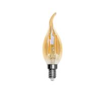 Lâmpada led vela chama vintage filamento 2w e-14 110v iluminação decorativa calma para o ambiente gmh