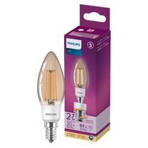 Lampada Led Vela Filamento 2,7W 2500K 300Lm Gen2 Philips