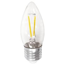 Lâmpada LED Vela Filamento 2W E27 Luz Branco Quente Empalux