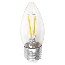 Lâmpada LED Vela Filamento 2W E27 Luz Branco Quente Empalux