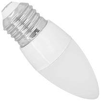 Lâmpada Led Vela Leitosa 2w 220v E27 Branco Quente 3000K
