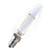 Lampada led Vela lisa filamento 2W 2700K - Brilia