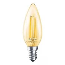 Lâmpada Led Vela Vintage C35 Filamento 4W 2400K Âmbar Lumanti
